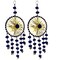 Ring Wall Hanging Woollen Stuffed Rajasthani Traditional Handicraft Set of 2 Wall Art Hanging Wind Chime Decorative Showpiece Diwali Gift Latkan for Home Office Decor